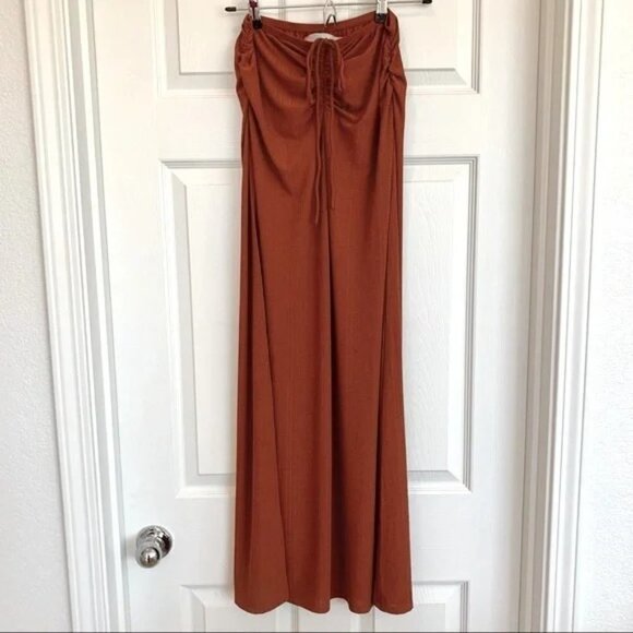 FREE PEOPLE Terracotta Rust Addison Convertible Travel Beach Set - Picture 5 of 8